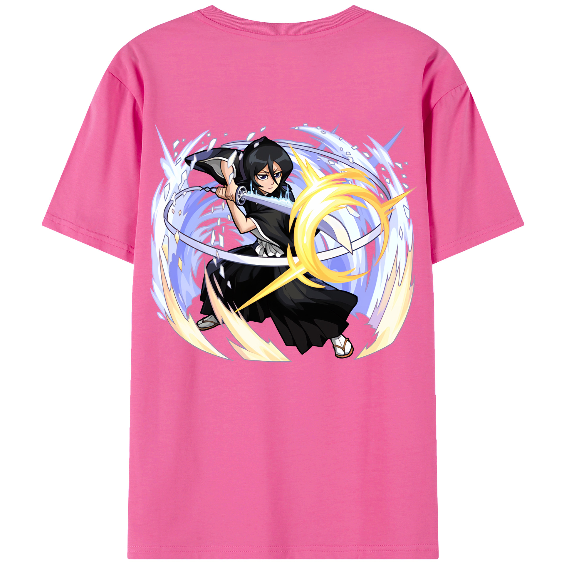 （画像用） ブリーチ 朽木ルキア BLEACH Kuchiki Rukia レディース半袖Tシャツ(バックプリント)